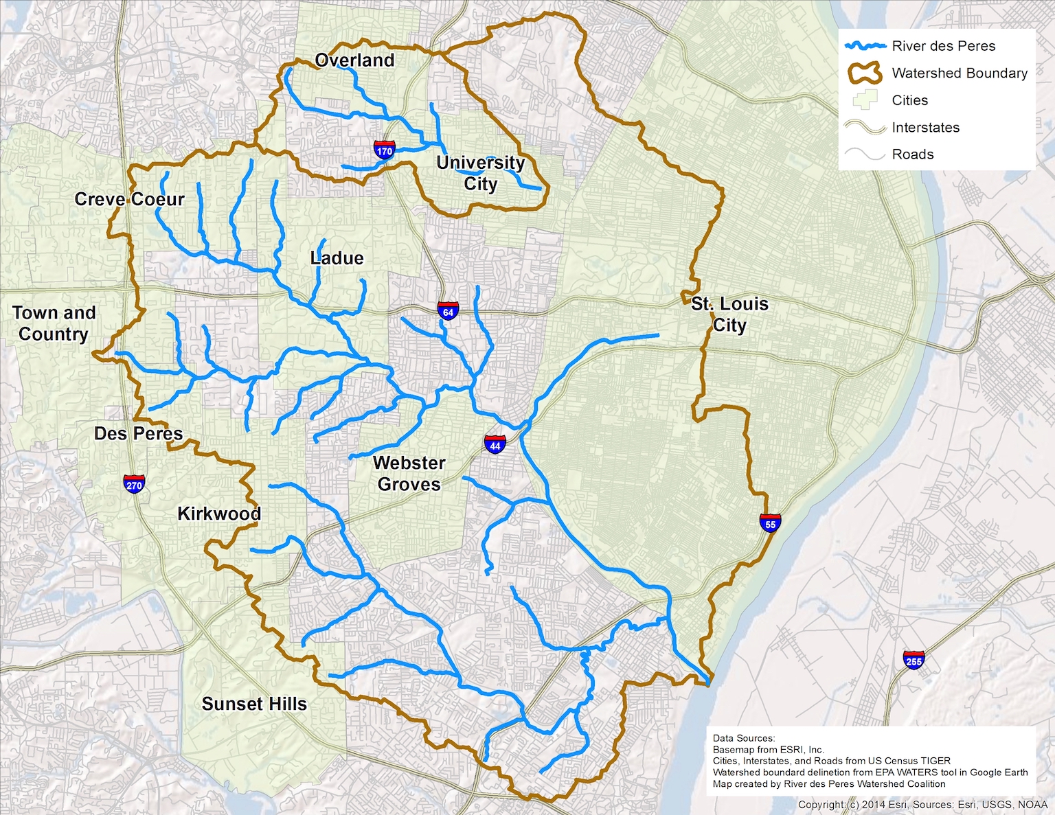 River des Peres Watershed